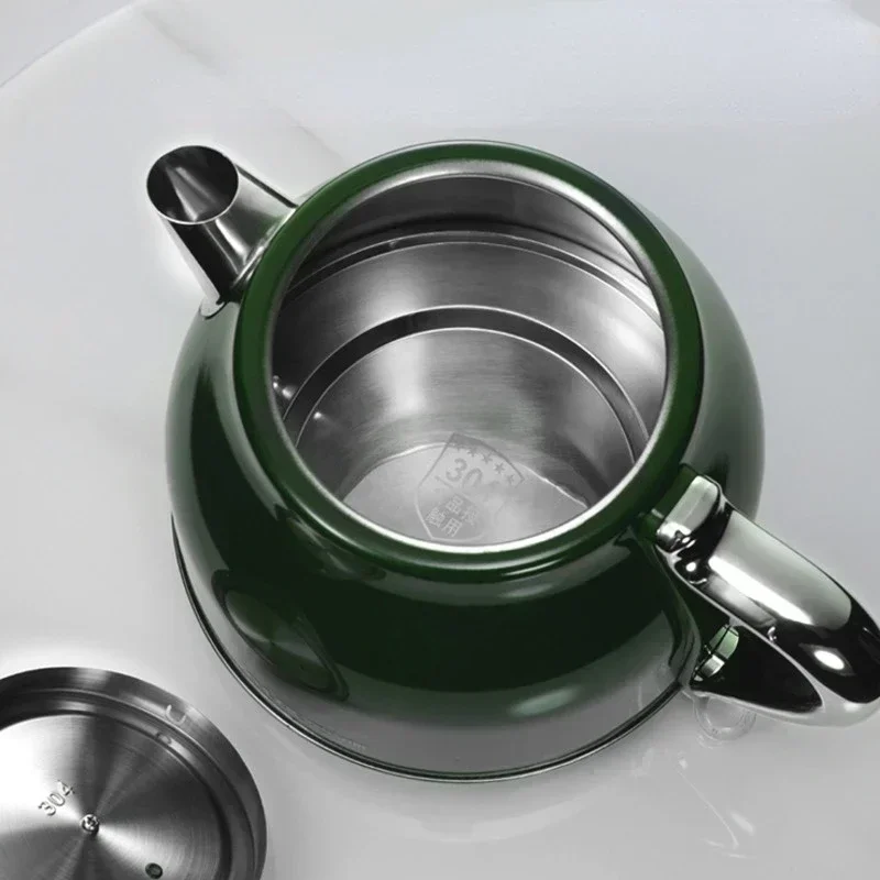 Kitchen Appliances Green - Chaleira Elétrica Retrô Doméstica de Alto