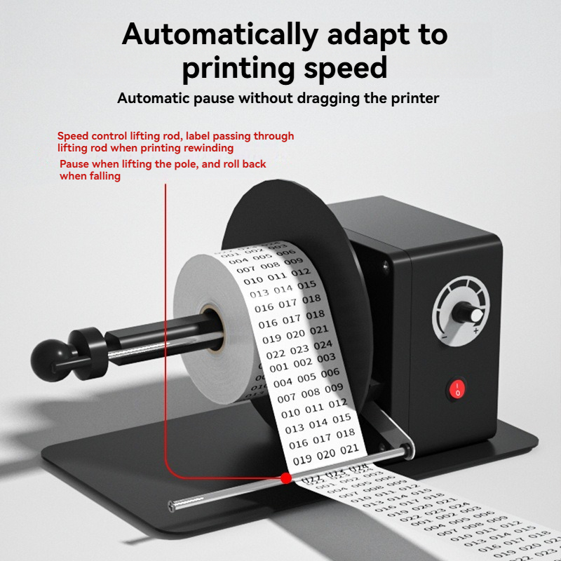 Roti Maker Automatic - Máquina Rebobinadora Automática de Etiquetas 12V