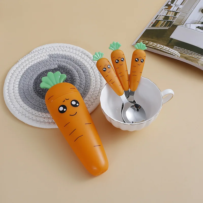 Kitchen Appliances Combo - Conjunto de talheres de cenoura de
