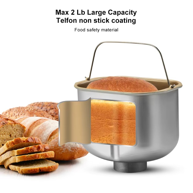Kitchen Appliances Made In Usa - Máquina Digital Elétrica para Fazer Pão