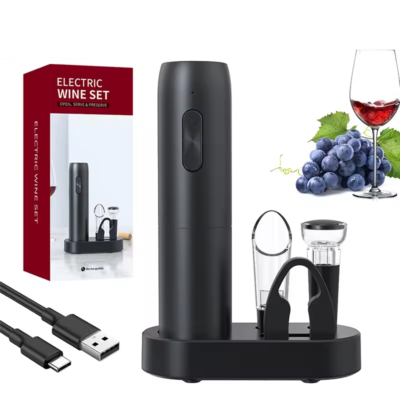 Wine Opener Electric - Conjunto de abridor de garrafa de