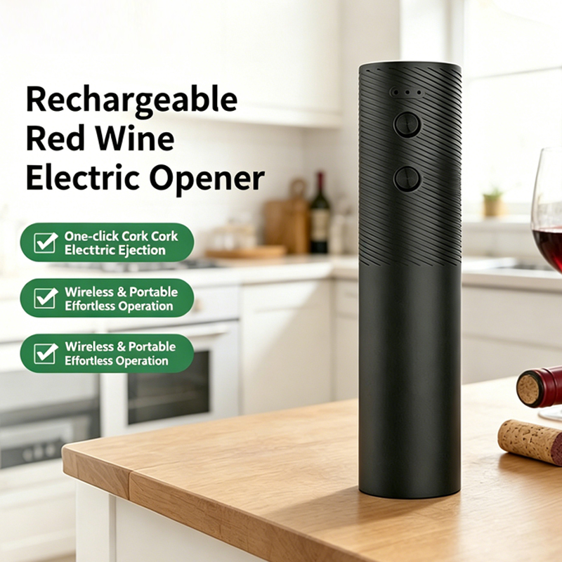 Wine Opener Electric - Abridor de Vinho Recarregável Elétrico Automático