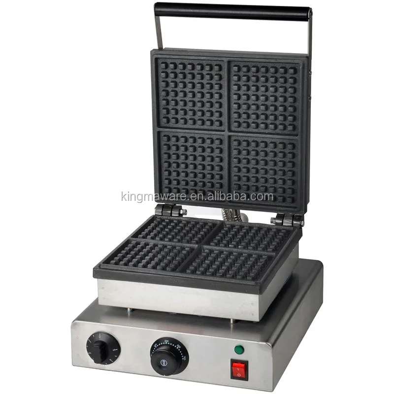 Waffle Iron Belgian - Venda quente equipamento de lanche comercial