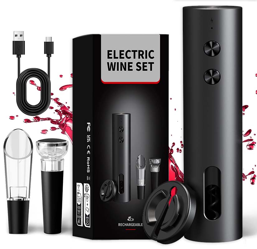 Conjunto Abridor de Vinho Elét - Wine Opener Electric avaliação e preço