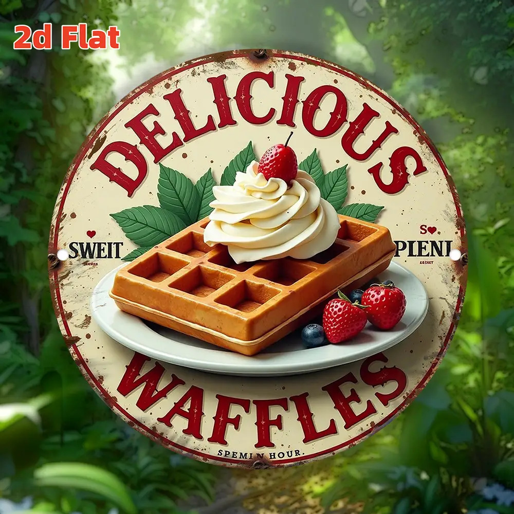 Placa de Parede 2D Plana, Esti - Waffle Iron Belgian avaliação e preço