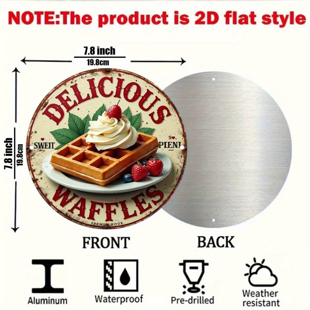 Placa de Parede 2D Plana, Esti - Waffle Iron Belgian avaliação e preço