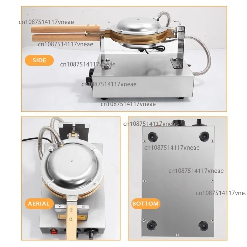 Máquina comercial de waffle be - Waffle Iron Belgian avaliação e preço