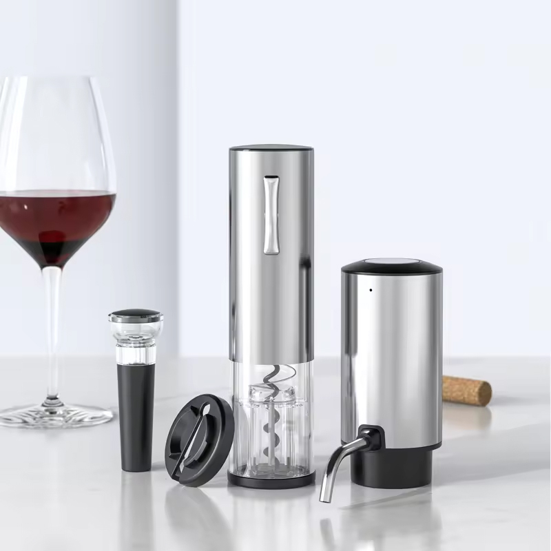 2024 novo design 4-em-1 conjun - Wine Opener Electric avaliação e preço