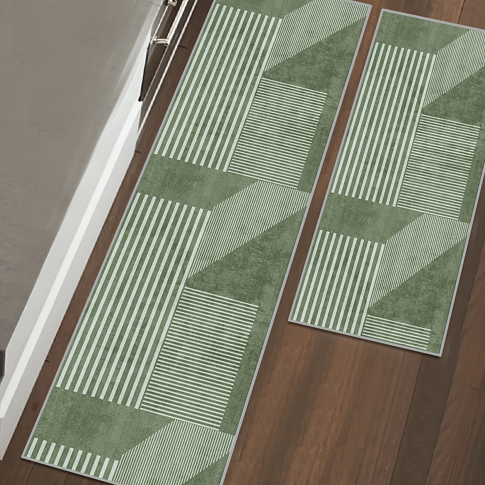Vikama listrado verde tapete d - Kitchen Appliances Green avaliação e preço
