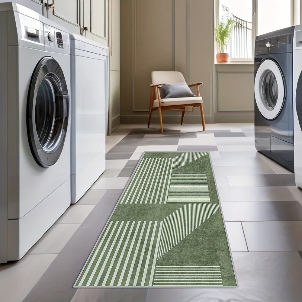 Vikama listrado verde tapete d - Kitchen Appliances Green avaliação e preço