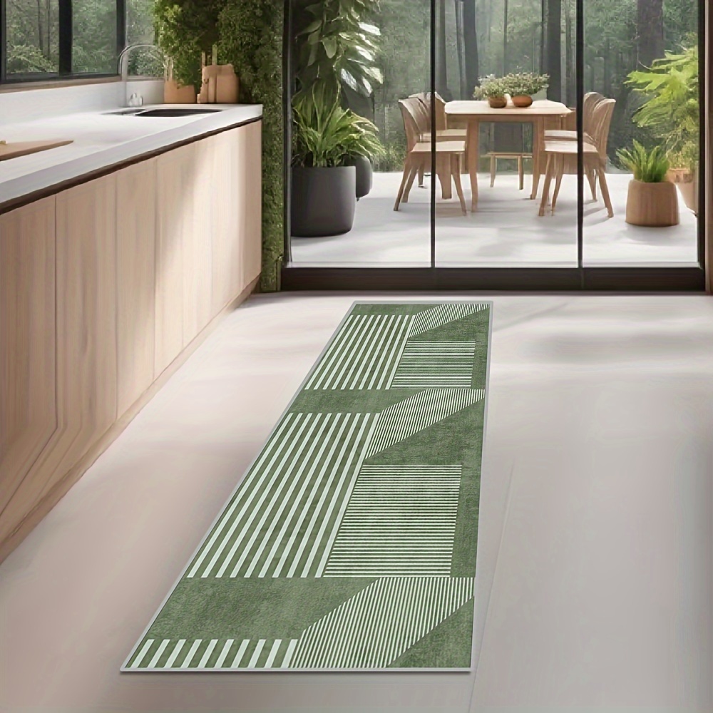 Vikama listrado verde tapete d - Kitchen Appliances Green avaliação e preço