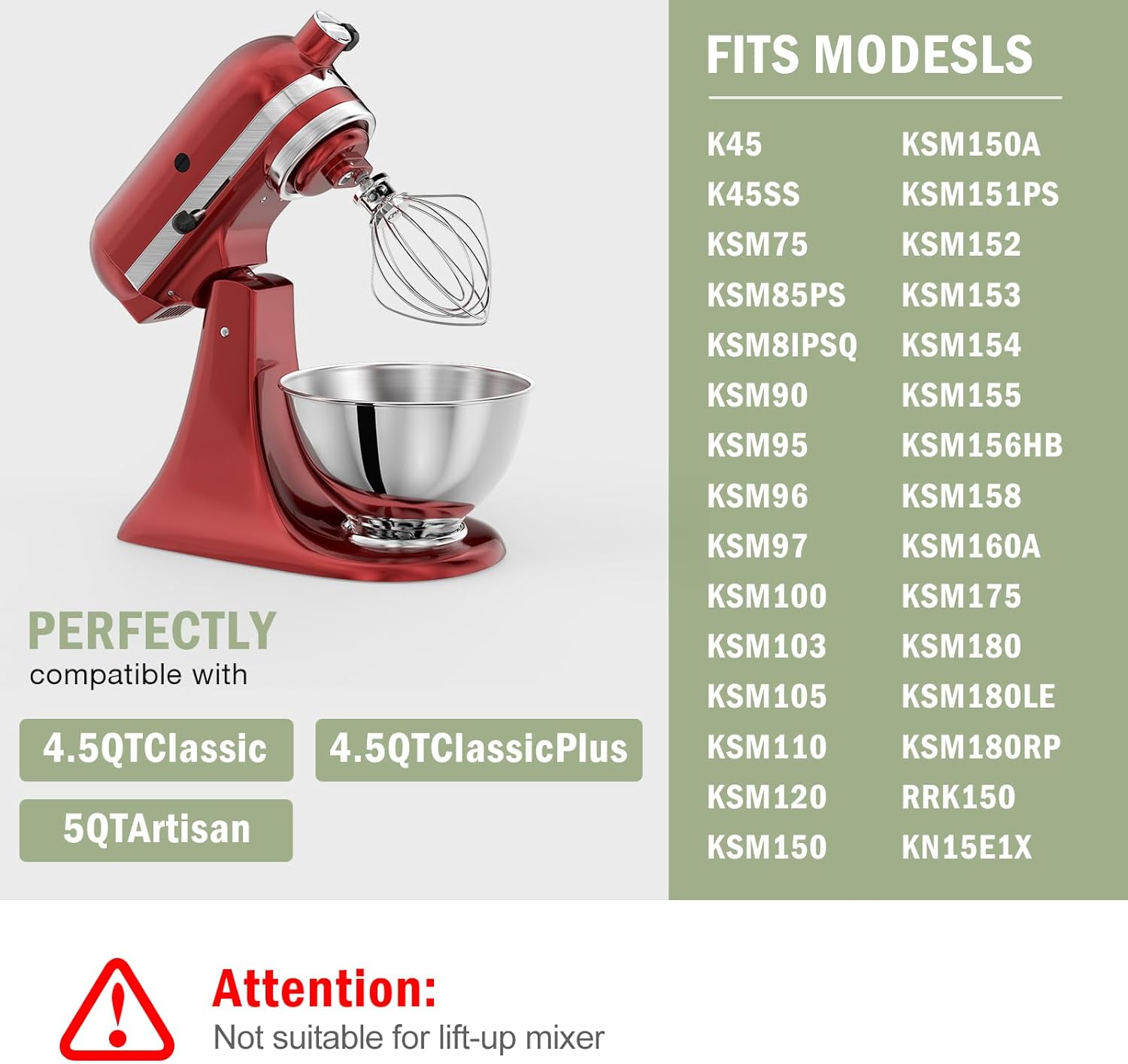Tigela de Aço Inoxidável de 3  - Stand Mixer Bowl avaliação e preço