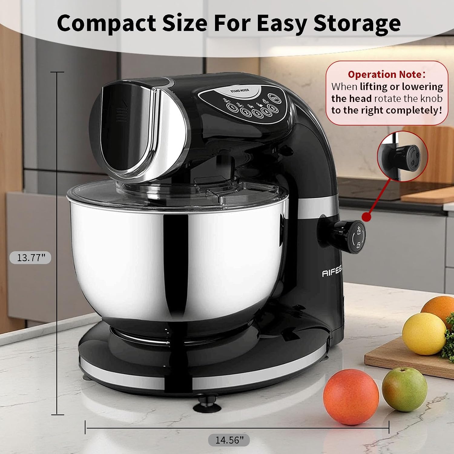 Batedeira Elétrica Preta 85QT  - Stand Mixer Bowl avaliação e preço