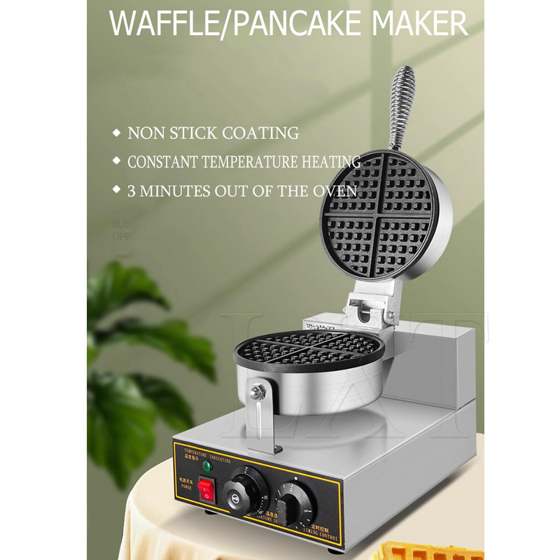 Máquina de Waffles Comercial,  - Waffle Iron Belgian avaliação e preço