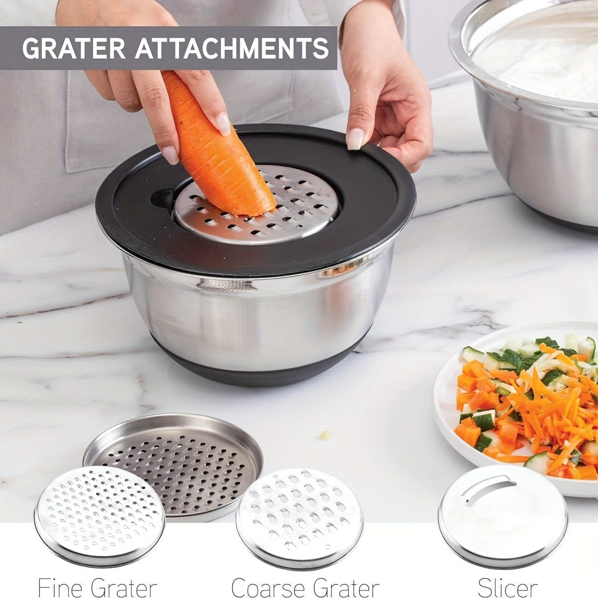 Tigelas de mistura com tampas  - Stand Mixer Bowl avaliação e preço