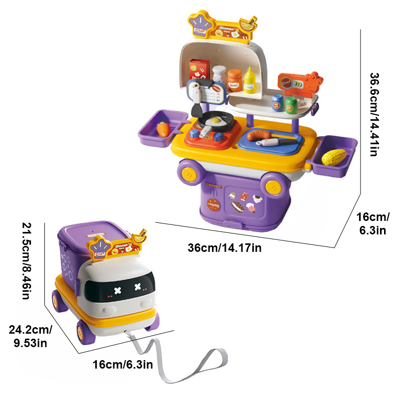 Conjunto de Brinquedos 2 em 1: - Kitchen Appliances To Gift avaliação e preço