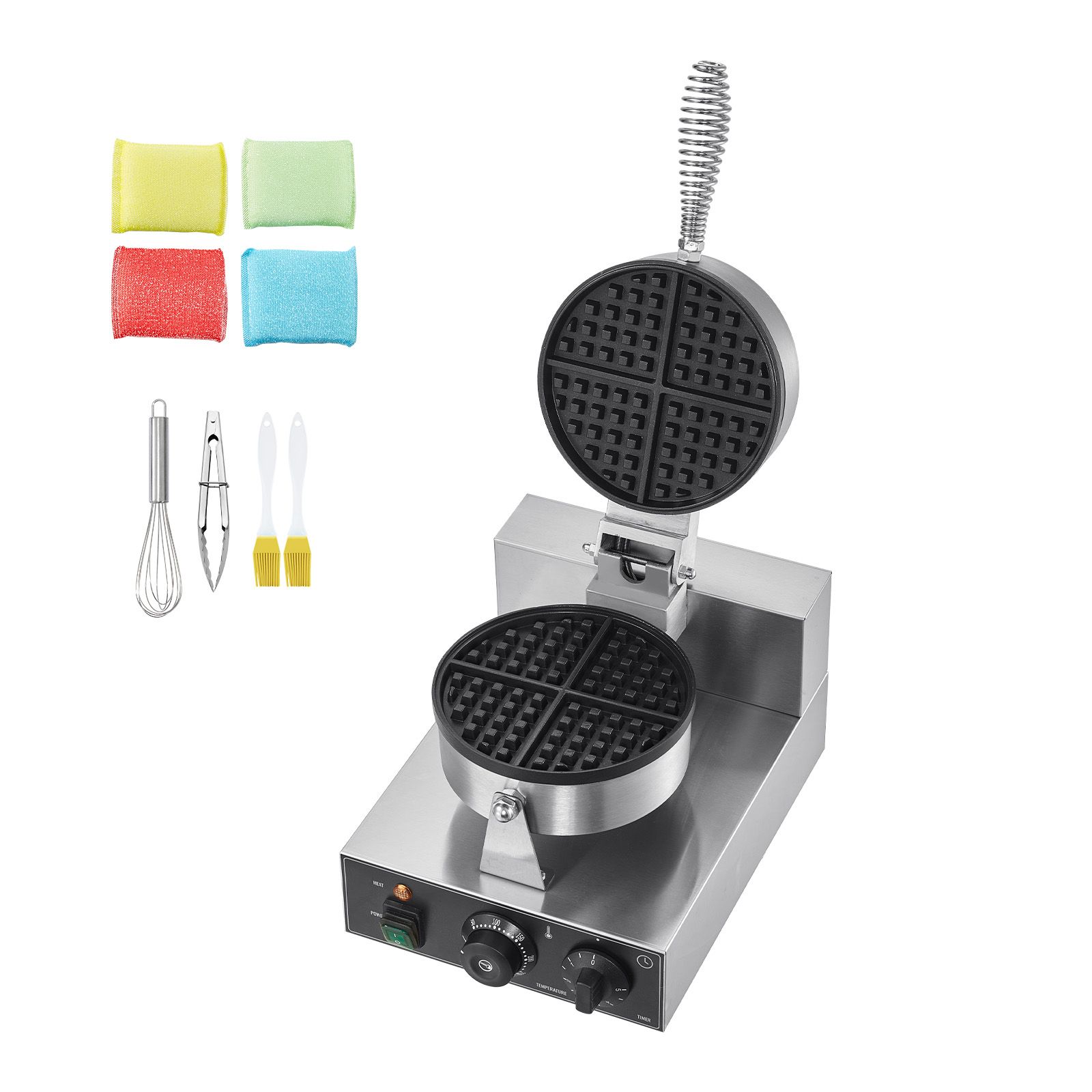 Máquina de Waffle Comercial, 1 - Waffle Iron Belgian avaliação e preço