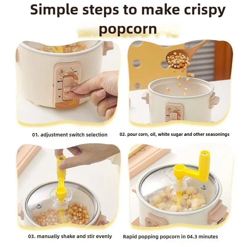 Máquina de Pipoca Manual DIY,  - Kitchen Appliances To Gift avaliação e preço