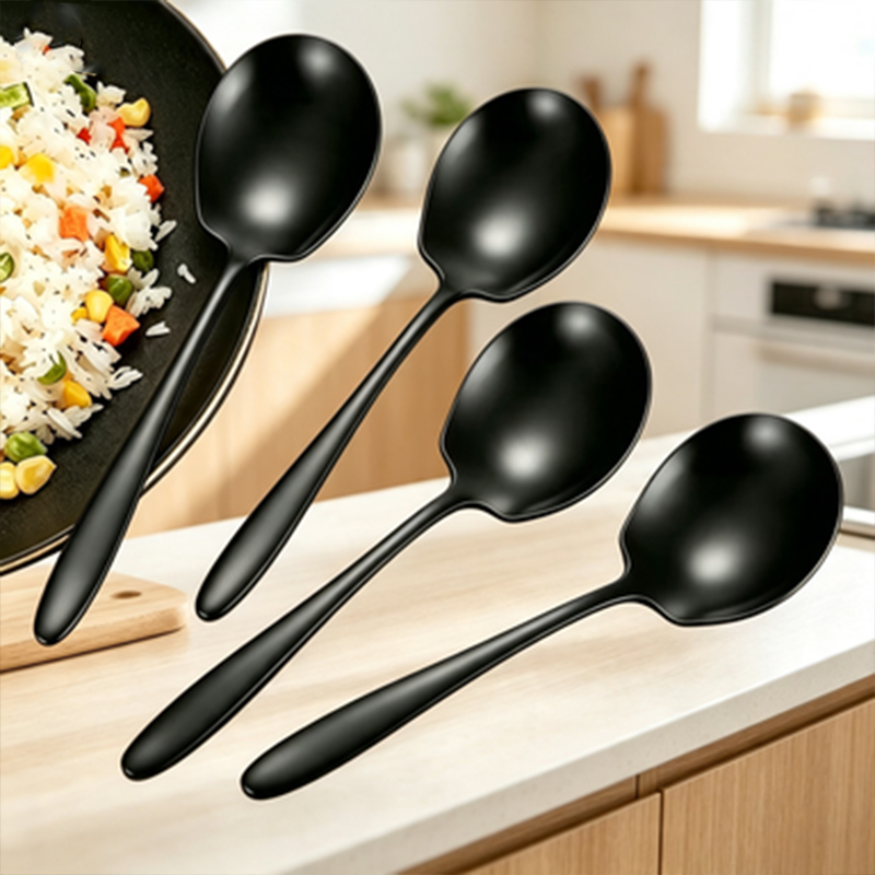 Colher de servir grande de aço - Kitchen Appliances Combo avaliação e preço