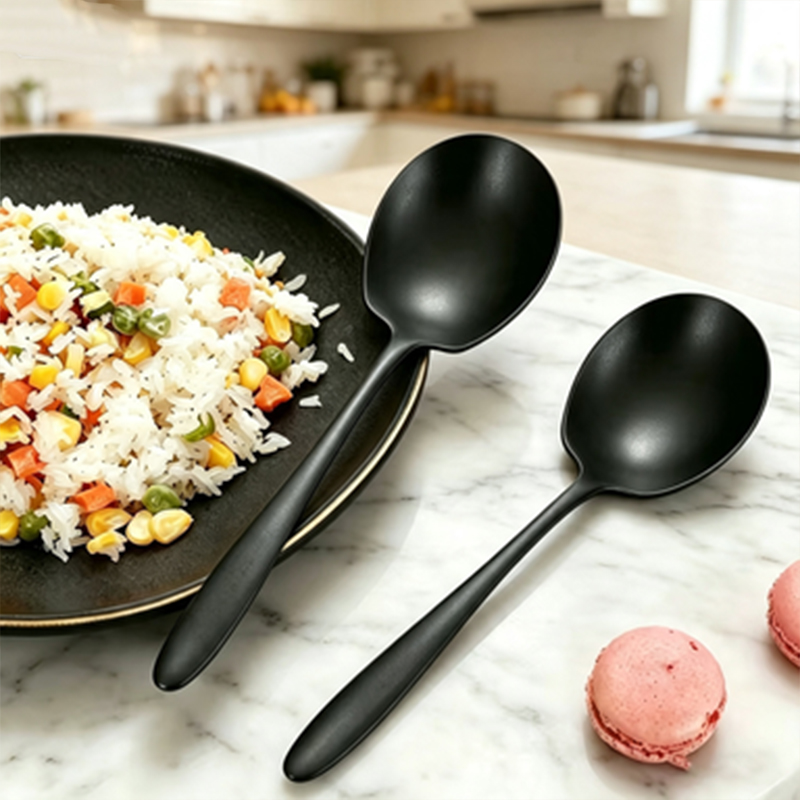 Colher de servir grande de aço - Kitchen Appliances Combo avaliação e preço