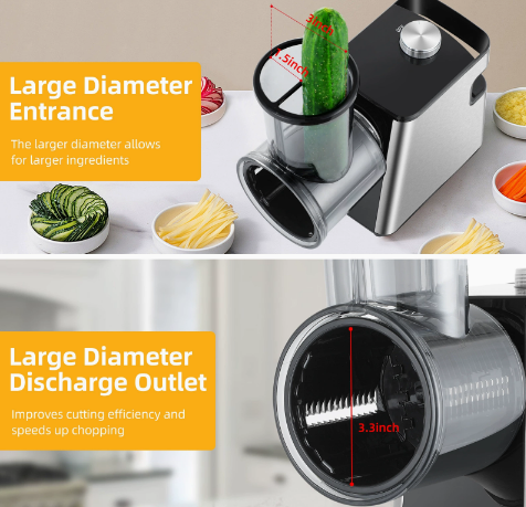 Cortador de legumes elétrico m - Kitchen Appliances Made In Usa avaliação e preço
