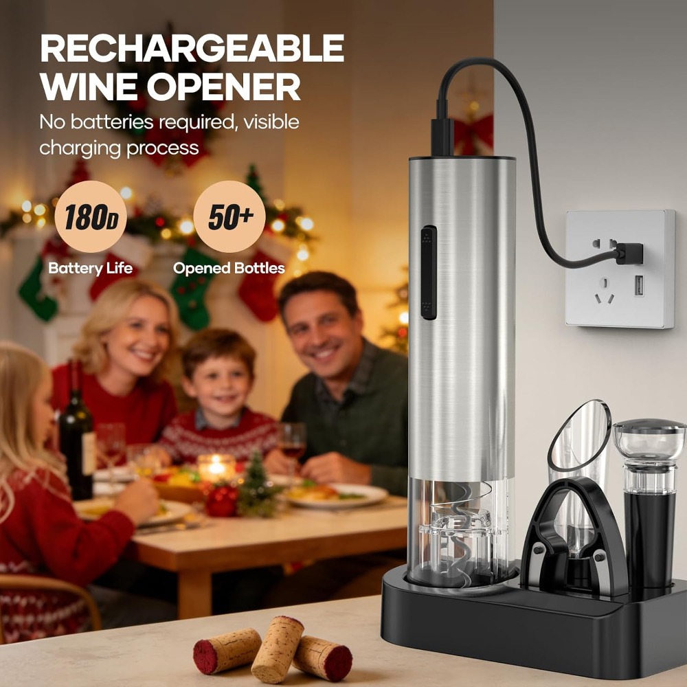 Abridor de Garrafa de Vinho El - Wine Opener Electric avaliação e preço